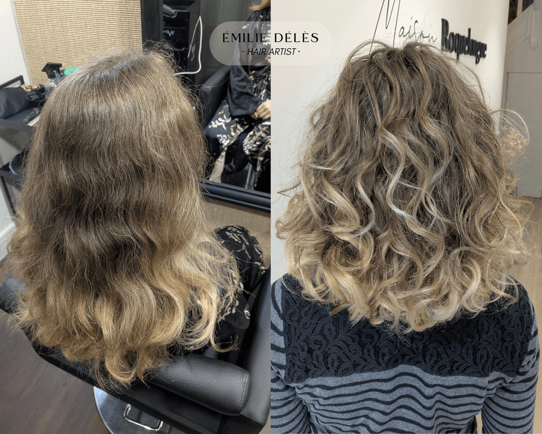 Spécialiste des cheveux lisses, bouclés, frisés et crépus, fin et épais. Coloriste visagiste • Balayages • Mariages • Tarifs égalitaires